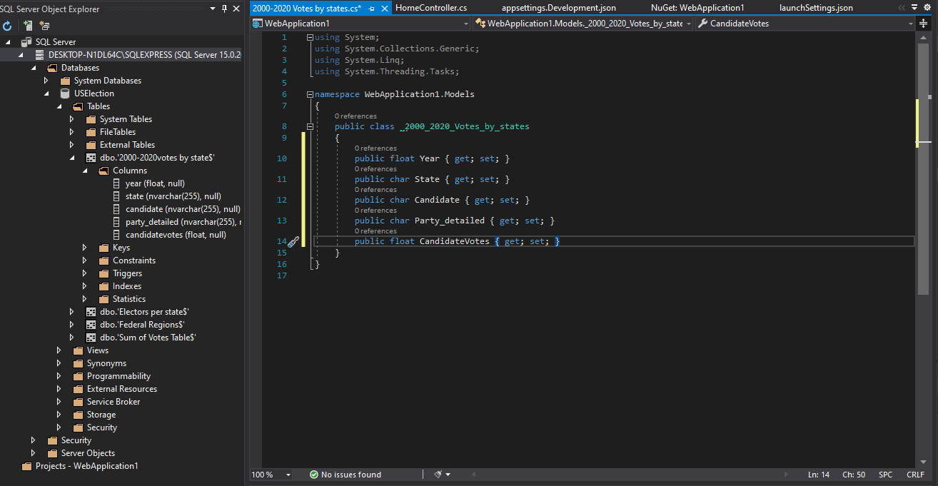 Setting Up Class to Import Data